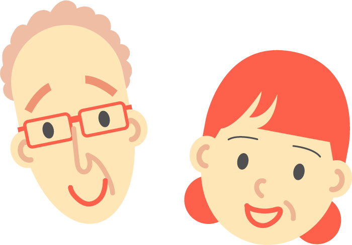夫婦のイラスト