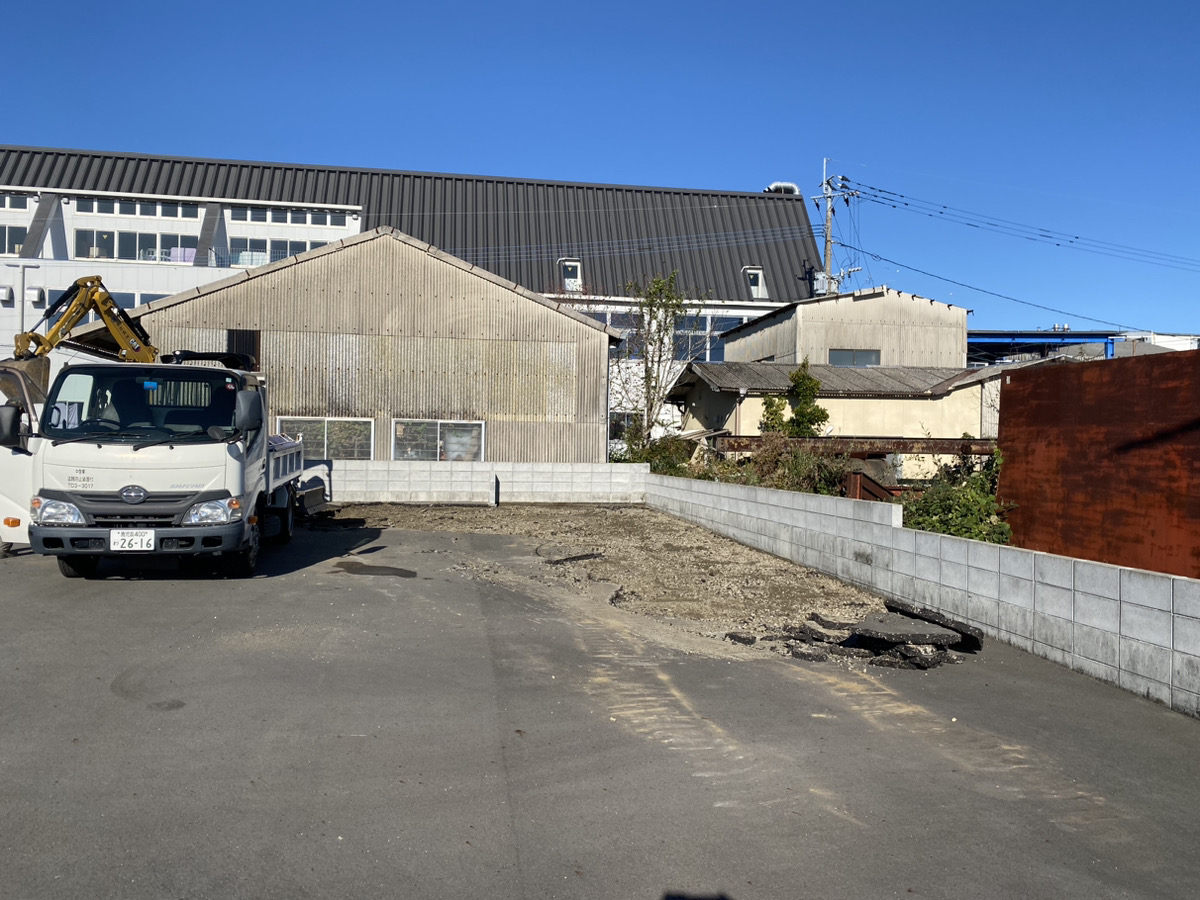 新社屋工事始まりました！